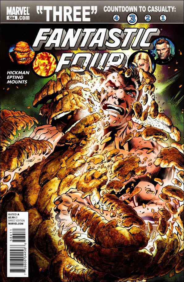 Fantastic Four (1961) issue 584 Alan Davis Cover