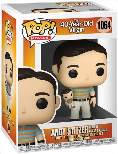 POP! Movies figure 1064 Andy Stitzer Holding Oscar Goldman