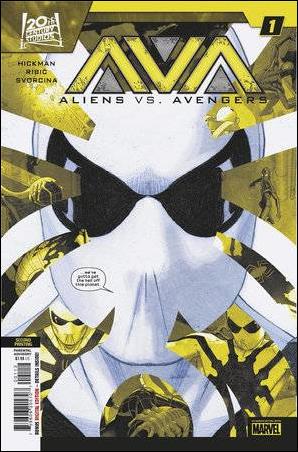 Aliens vs. Avengers issue 1-H Esad Ribić Cover (Second Printing)