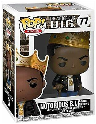 Pop! Rocks figure 77 Notorious B.I.G. with crown 