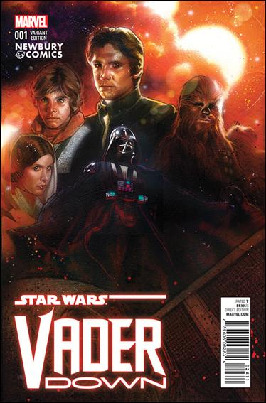 Star Wars: Vader Down issue 1-MO Tony Harris Newbury Comics Cover