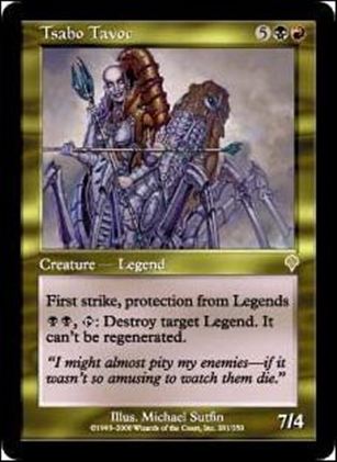 Magic the Gathering: Invasion (Base Set) card 281 Tsabo Tavoc