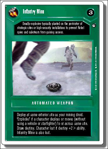 Star Wars: Hoth Revised (Base Set) card 78 Infantry Mine