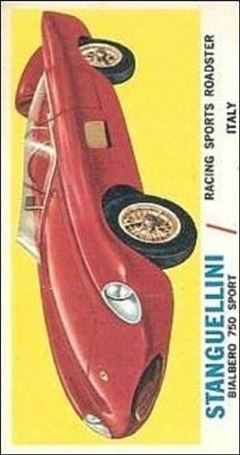 Sports Cars (1961) (Base Set) card 35 Stanguellini Bialbero 750 Sport