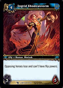 World of Warcraft: March of the Legion (Base Set) card 153 Ingrid Shadowstorm