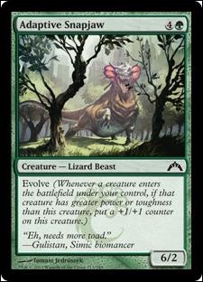 Magic the Gathering: Gatecrash (Base Set) card 113 Adaptive Snapjaw