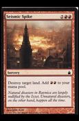 Magic the Gathering: Ravnica (Base Set)  card 141 Seismic Spike