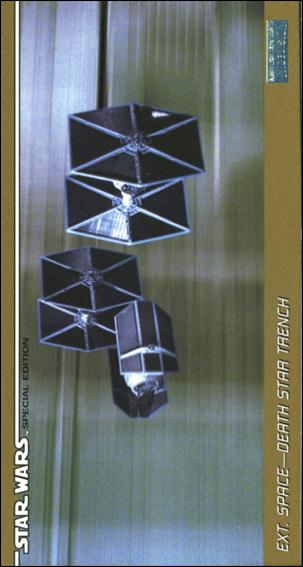Star Wars Trilogy Special Edition Widevision  (Base Set) card 55 Ext. Space - Death Star Trench