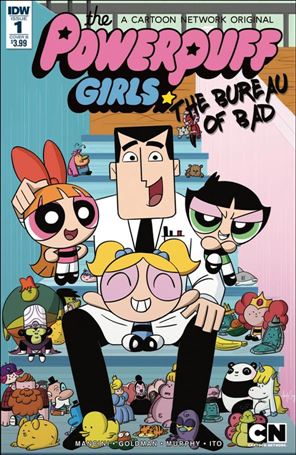 Powerpuff Girls: Bureau Of Bad issue 1-B Andy Cung Cover