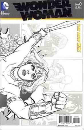 Wonder Woman (2011) issue 0-B Wraparound 1:25 Sketch Cover