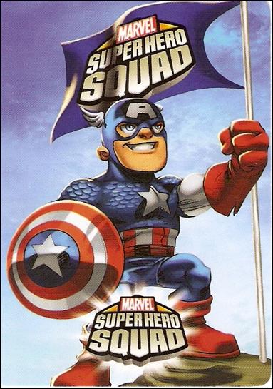 Marvel Super Hero Squad (Base Set) card 28 Captain America