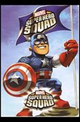 Marvel Super Hero Squad (Base Set) card 28 Captain America