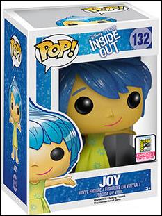 POP! Disney figure 132-B Joy (Sparkle Hair) SDCC 2015