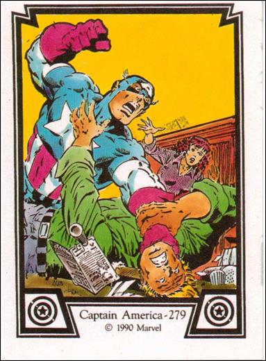 Captain America (Base Set) card 34 Captain America 279