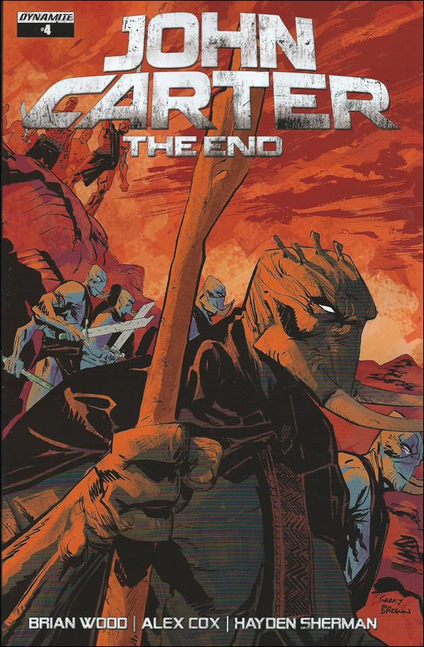 John Carter: The End issue 4 Garry Brown Cover