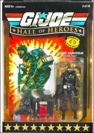 G.I. Joe 25th Anniversary Hall of Heroes figure 2 Firefly (Cobra Saboteur)