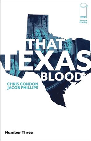 That Texas Blood issue 3-B Second Printing Cover