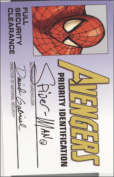 Avengers Priority Identification (Promo) card nn6 Spider-Man
