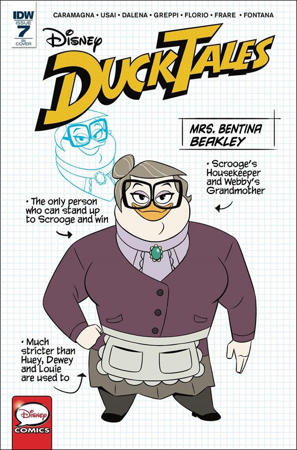 Ducktales (2017) issue 7-C 1:10 Blueprint Cover