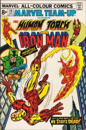 Marvel Team-Up (1972) issue 29-B UK Price Cover