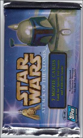 Star Wars: Attack of the Clones card 2-E Sealed Retail Pack - Jango Fett