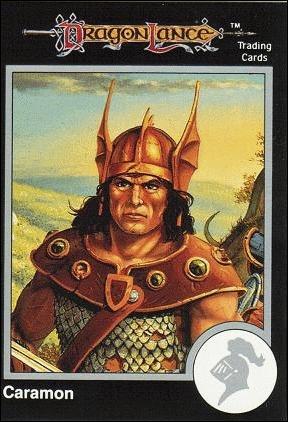 TSR 1991 Trading Cards Premier Edition Factory Set (Base Set) card 10 Dragonlance - Caramon