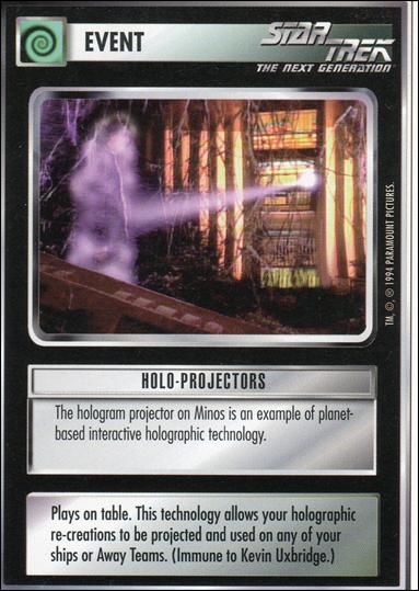 Star Trek: Premiere Unlimited (Base Set) card 78 Holo-Projectors