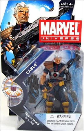 Marvel Universe (Series 3) figure 007-B Cable without Hope Summers