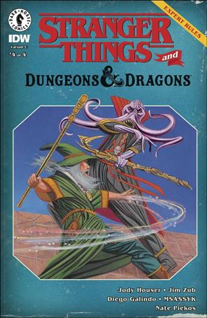 Stranger Things and Dungeons & Dragons issue 4-D David Michael Beck Cover