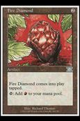 Magic the Gathering: 6th Edition (Base Set) card 284 Fire Diamond