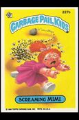 Garbage Pail Kids: Series 06 (Base Set) card 227b Screaming Mimi