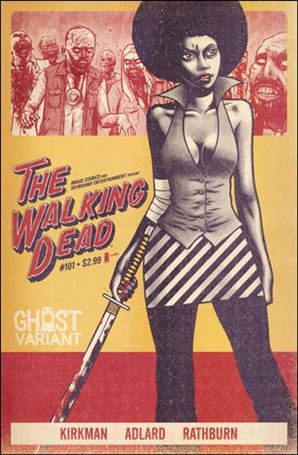 Walking Dead (2003) issue 101-B Jim Rugg Ghost Variant Cover