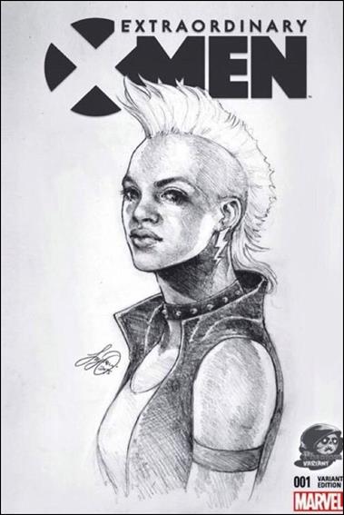Extraordinary X-Men issue 1-H Siya Oum Phantom Sketch Cover