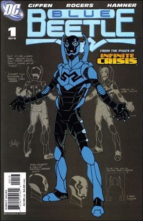 Blue Beetle (2006) issue 1-C Character Design Cover (3rd Printing)