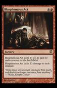 Magic the Gathering: Innistrad (Base Set) card 130 Blasphemous Act