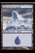 Magic the Gathering: Coldsnap (Base Set) card 152 Snow-Covered Island