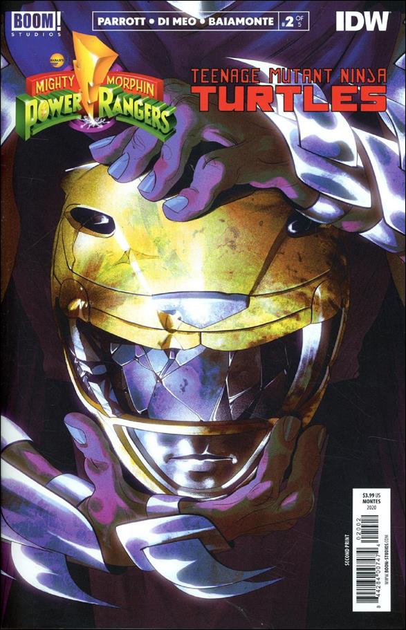 Mighty Morphin Power Rangers/Teenage Mutant Ninja Turtles issue 2-I Goni Montes 2nd Printing Cover
