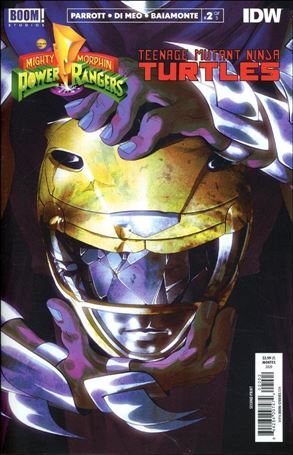 Mighty Morphin Power Rangers/Teenage Mutant Ninja Turtles issue 2-I Goni Montes 2nd Printing Cover