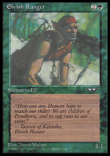 Magic the Gathering: Alliances (Base Set) card 88-B Elvish Ranger