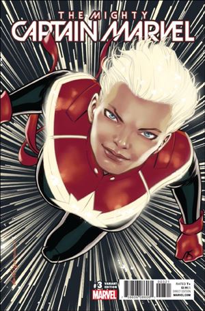 Mighty Captain Marvel issue 3-B David Lopez Cover