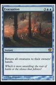 Magic the Gathering: 9th Edition (Base Set) card 75 Evacuation