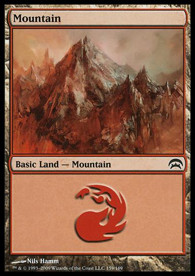 Magic the Gathering: Planechase (Base Set) card 159 Mountain