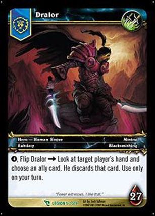 World of Warcraft: March of the Legion (Base Set) card 5 Dralor