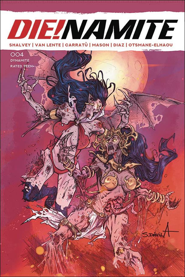 Die!namite issue 4-L Sergio Davila 1:10 Cover