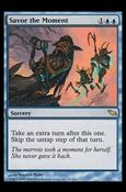 Magic the Gathering: Shadowmoor (Base Set) card 50 Savor the Moment