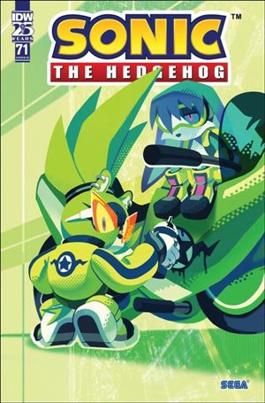 Sonic the Hedgehog (2018) issue 71-C Nathalie Fourdraine 1:10 Cover