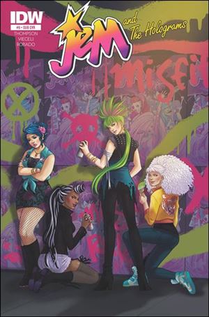Jem and the Holograms issue 9-B Jen Bartel Subscription Cover