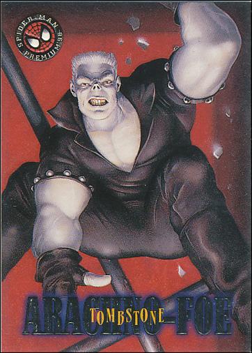 Spider-Man Premium: Eternal Evil (Base Set) card 33 Tombstone