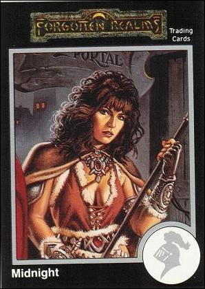 TSR 1991 Trading Cards Premier Edition Factory Set (Base Set) card 4 Forgotten Realms - Midnight