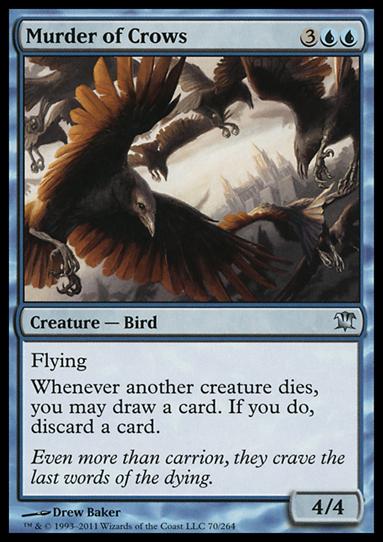 Magic the Gathering: Innistrad (Base Set) card 70 Murder of Crows